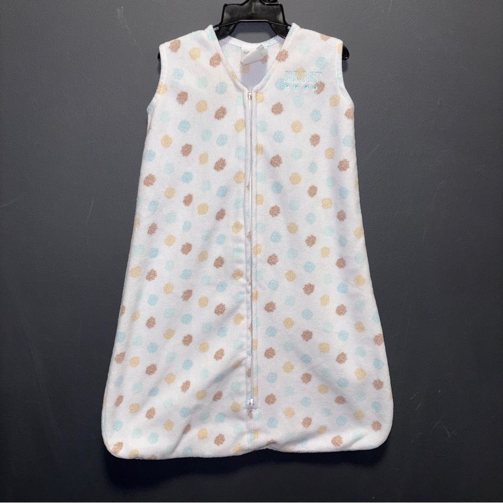 Halo Sleep Sack Wearable Blanket  Polka Dot Neutral Small 3-6m Fleece